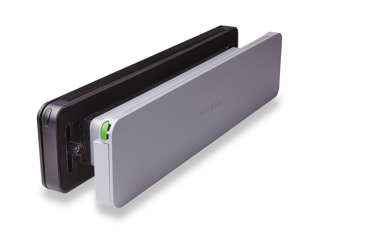 Homebox Homebox brievenbus - zwart aluminium buitendeel Homebox Homebox brievenbus - zwart aluminium buitendeel