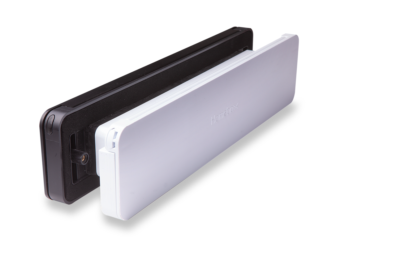 Homebox Homebox brievenbus - zwart aluminium buitendeel Homebox Homebox brievenbus - zwart aluminium buitendeel