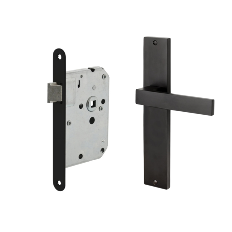 Mooi Deurbeslag Deurbeslag set Lusso met loopslot Mooi Deurbeslag Deurbeslag set Lusso met loopslot