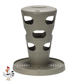 Beeztees Voertoren – 30x30x36 cm – Grijs