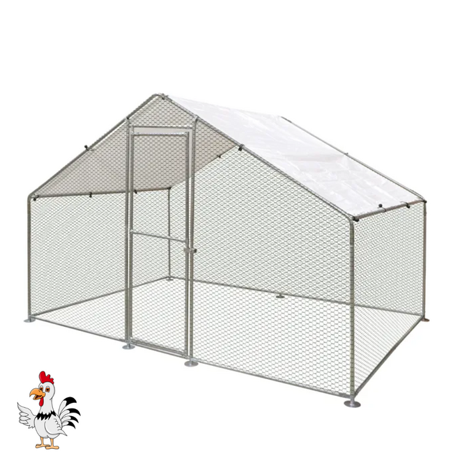 Schaduwdoek voor kippenren - Beschermt kippen tegen de zon -  338 x 186 cm