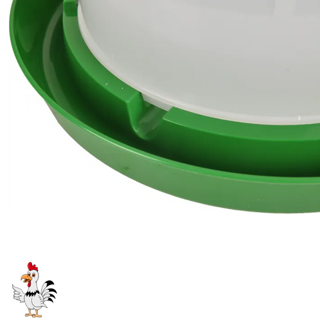 Watersilo – Drinkbak met Pootjes voor Kippen en Kwartels – 7 liter – Groen