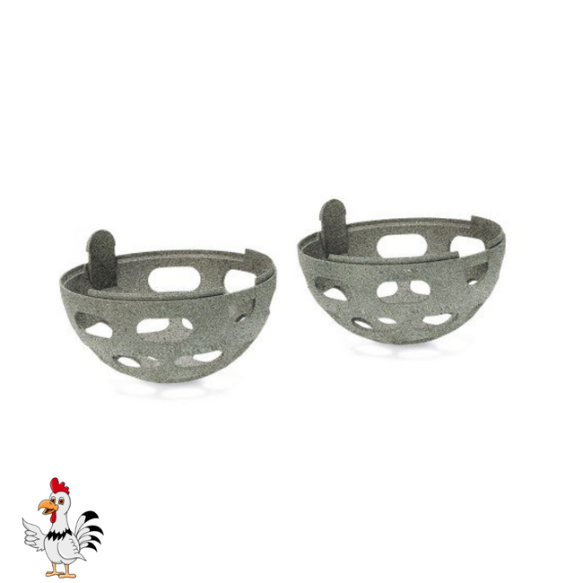 Kippen snackbal - Speelgoed voor kippen - Ø15 – Grijs