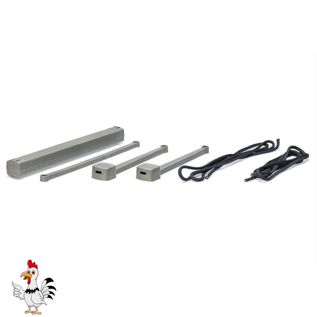 Kippenschommel – Houdt kippen bezig en actief - 40x5x30 cm – Grijs