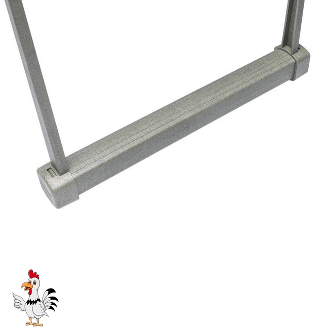 Kippenschommel – Houdt kippen bezig en actief - 40x5x30 cm – Grijs