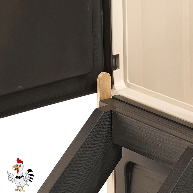 Plastic Kippenhok – Handig verblijf voor kippen - 140 x 139 x 110 cm