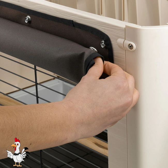 Plastic Kippenhok – Handig verblijf voor kippen - 140 x 139 x 110 cm