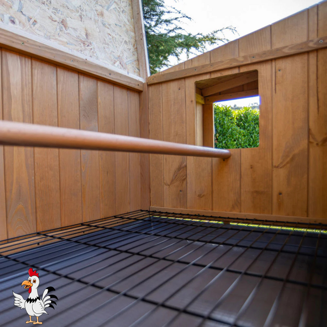 Kippenhok - Handig verblijf voor kippen - 162 x 100 x 110 cm - Bruin