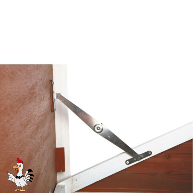 Kippenhok met ren - Handig verblijf voor kippen - 183 x 107 x 80 cm