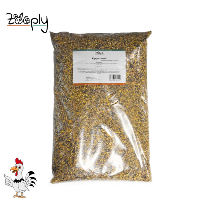 Kippenmeel voor kippen en ander pluimvee – Volledige korrel voor kippen vanaf het eerste ei - 5 kg