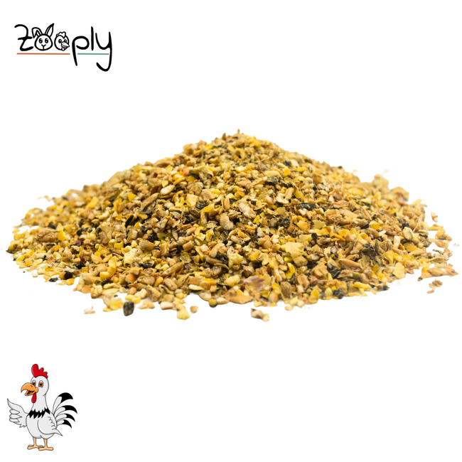 Kippenmeel voor kippen en ander pluimvee – Volledige korrel voor kippen vanaf het eerste ei - 5 kg