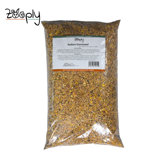 Kuiken startmeel voor kuikens – Speciaal voor kuikens tot ongeveer 3 weken – 3 kg