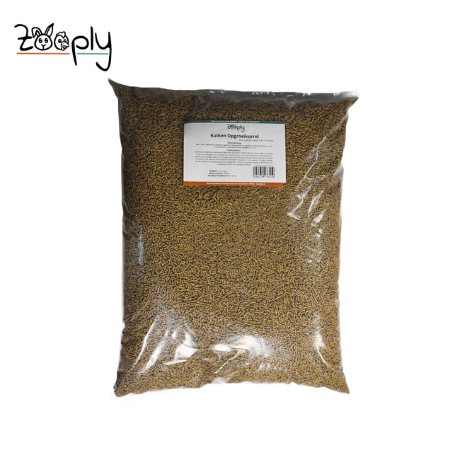 Opgroeikorrel voor jonge kippen en ander pluimvee – Volledige korrel voor kippen tot de eerste eieren – 5 kg