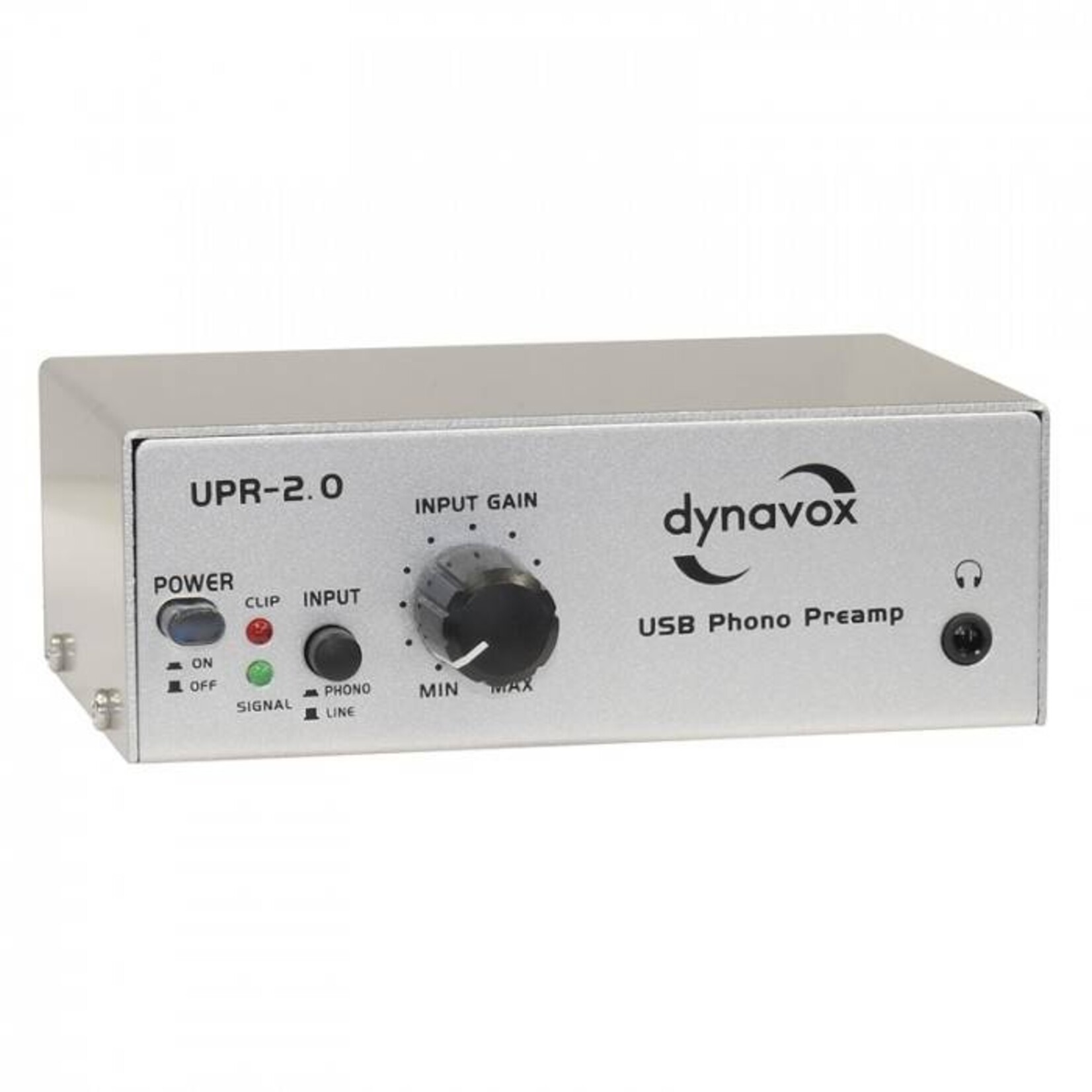 Dynavox Phono voorversterker usb UPR 2.0  zilver