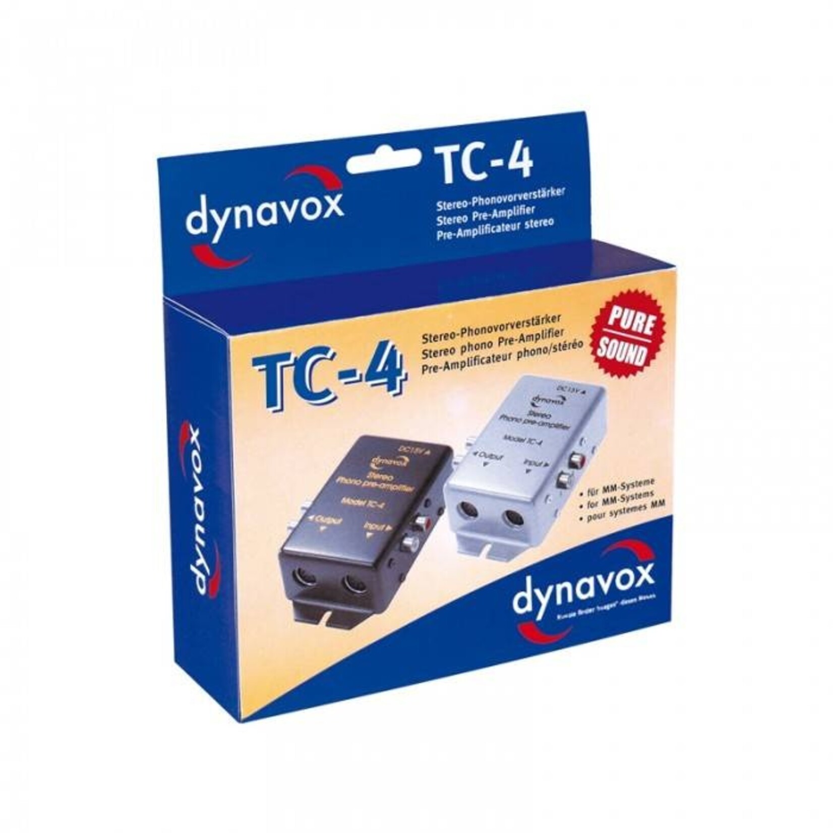 Dynavox phono voorversterker TC4 zilver