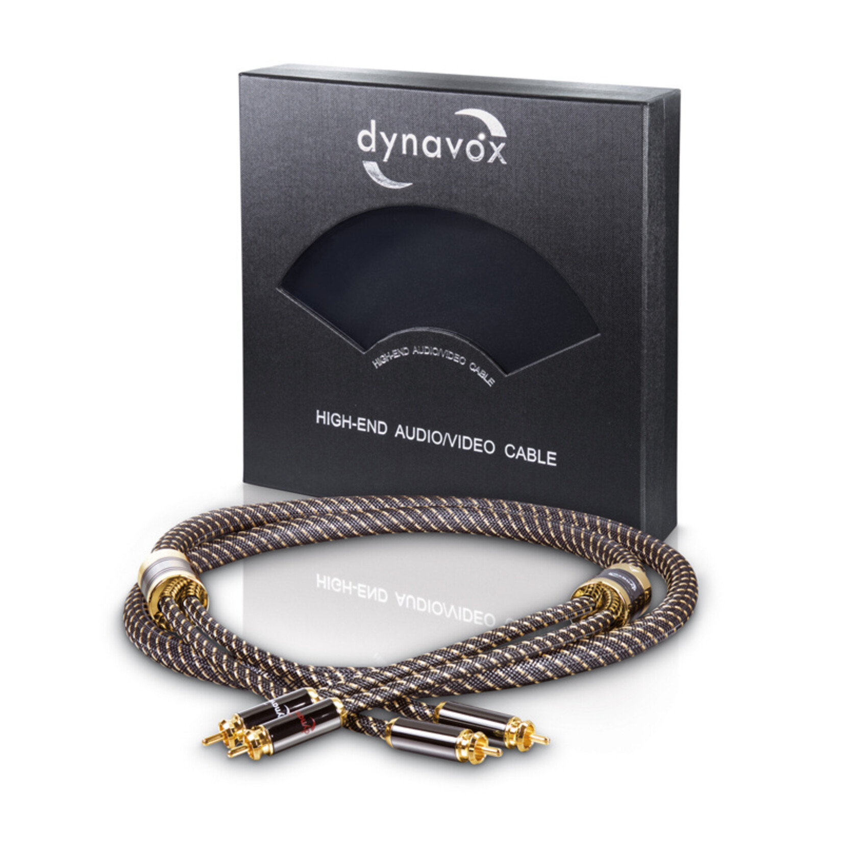 Dynavox Black Line Cinchkabel Stereo 1 meter