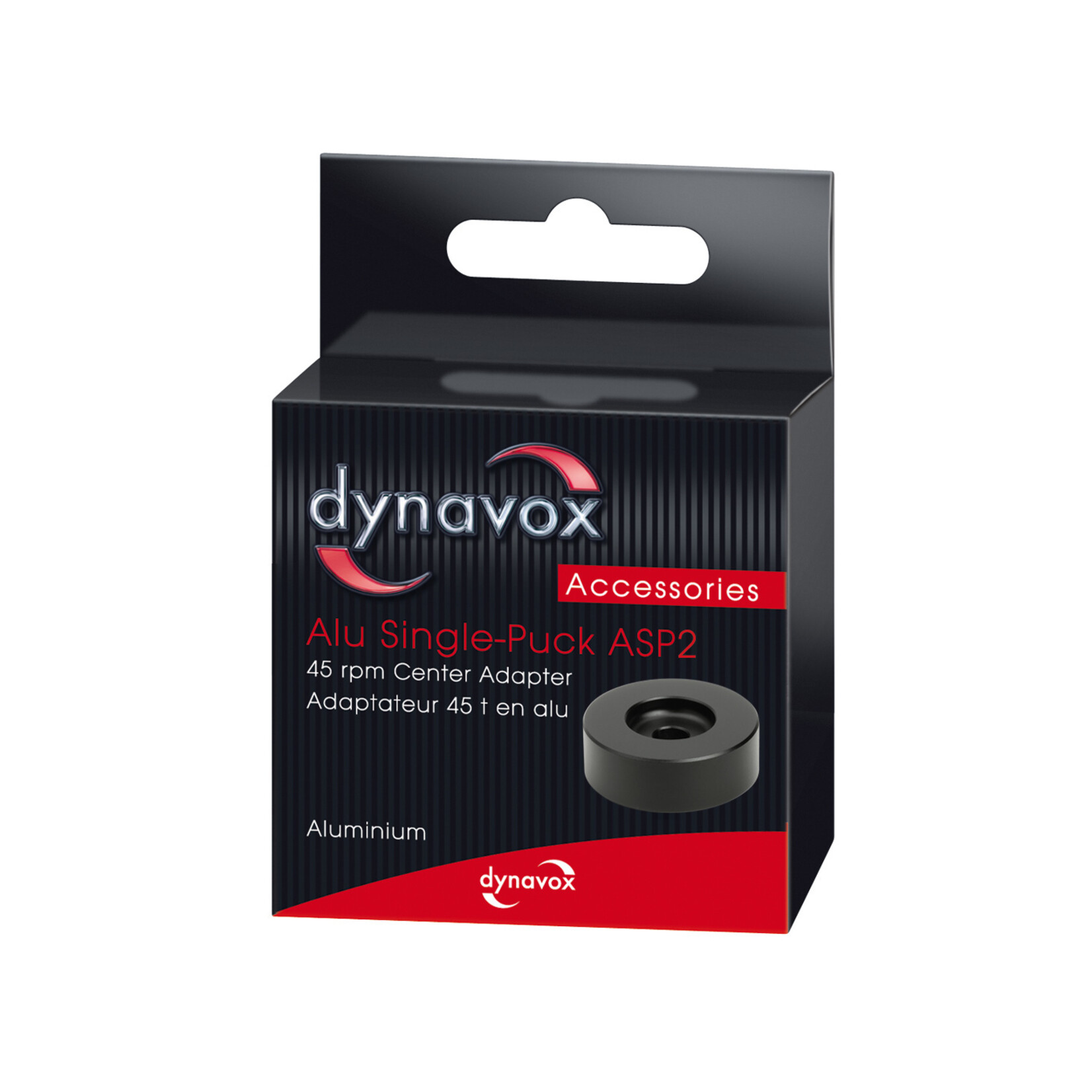 Dynavox aluminium single-puck ASP2 zwart