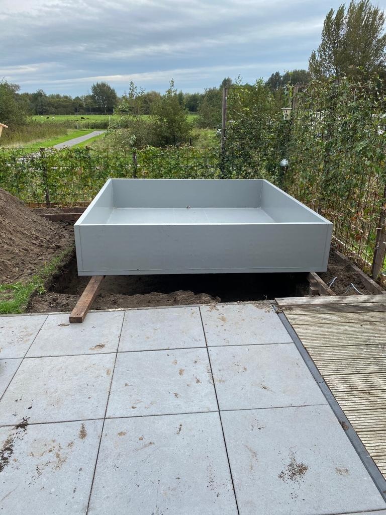 Skoy Kunststof inbouwbak 230x270x45 voor spa of jacuzzi