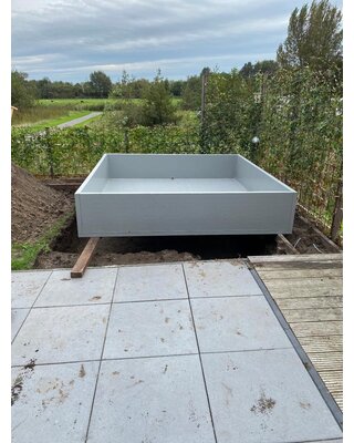 Skoy Kunststof spa inbouwbak 240x280x95