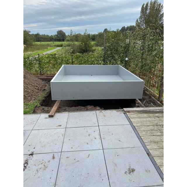 Skoy Kunststof inbouwbak 240x280x95 voor spa of jacuzzi