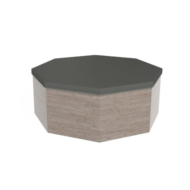 Skoy Spacover achthoekig donker grijs