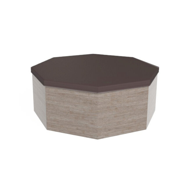 Skoy Spacover achthoekig donker bruin