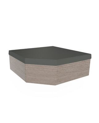 Skoy Spacover 1 schuine hoek A donker grijs