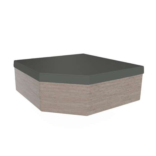 Skoy Spacover 1 schuine hoek A donker grijs