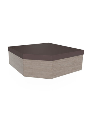 Skoy Spacover 1 schuine hoek A donker bruin