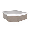 Spacover 1 schuine hoek A wit