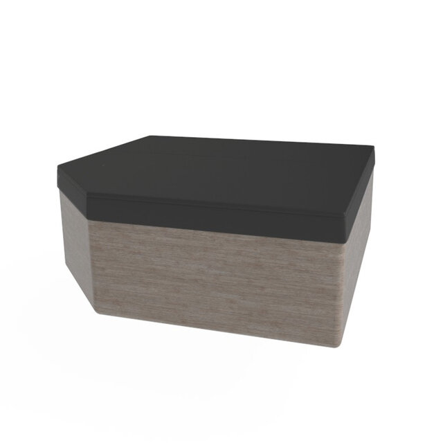 Skoy Spacover 1 schuine hoek B zwart