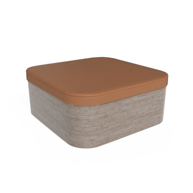 Skoy Spacover vierkant met afgeronde hoek  bruin