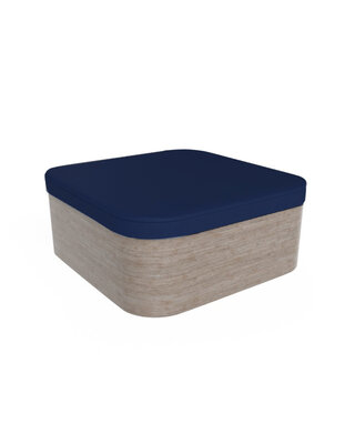 Skoy Spacover vierkant met afgeronde hoek donker blauw