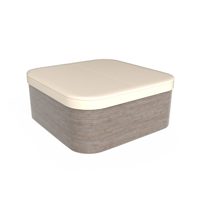 Skoy Spacover vierkant met afgeronde hoek off white