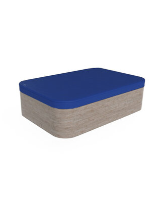 Skoy Spacover rechthoek met afgeronde hoek blauw