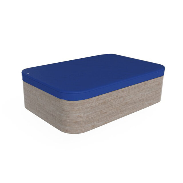 Skoy Spacover rechthoek met afgeronde hoek blauw