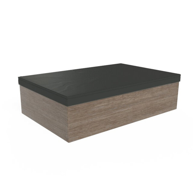 Skoy Spacover rechthoek donker grijs