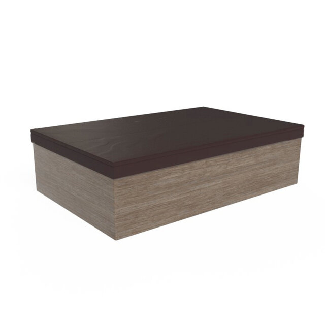 Skoy Spacover rechthoek donker bruin