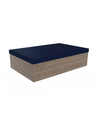 Skoy Spacover rechthoek donker blauw