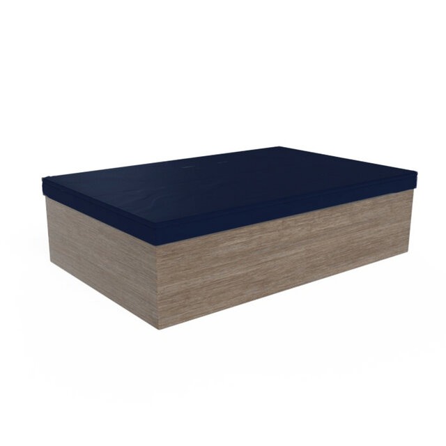 Skoy Spacover rechthoek donker blauw