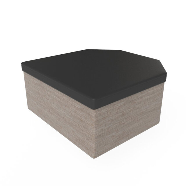 Skoy Spacover 2 schuine hoeken A zwart