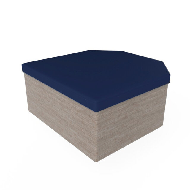 Skoy Spacover 2 schuine hoeken A donker blauw