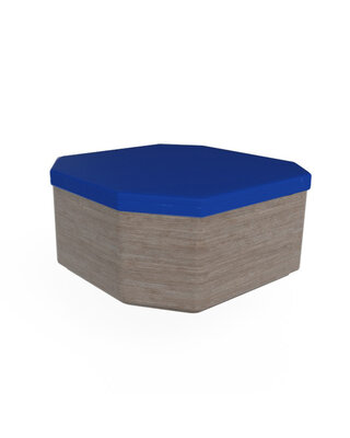 Skoy Spacover 4 schuine hoeken blauw