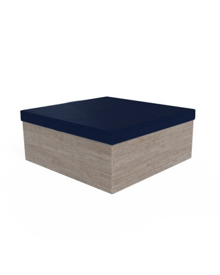 Skoy Spacover vierkant donker blauw