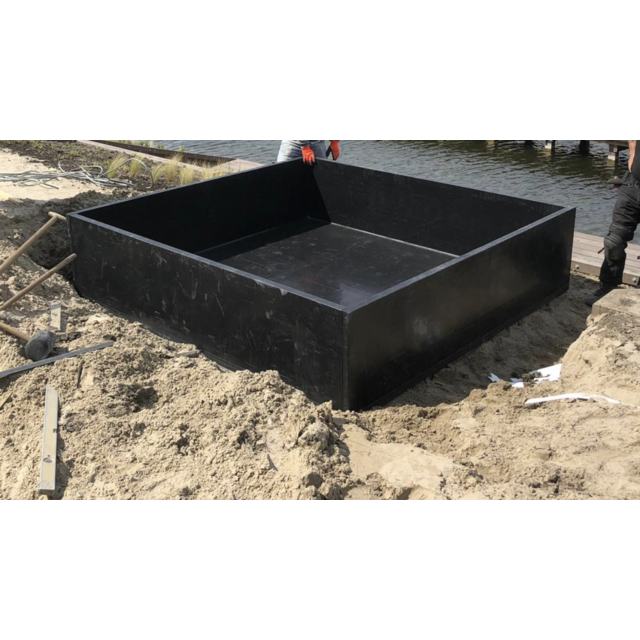 Skoy Kunststof inbouwbak 230x270x65 voor spa of jacuzzi