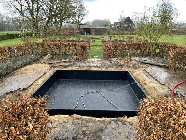 Skoy Kunststof inbouwbak 230x270x45 voor spa of jacuzzi