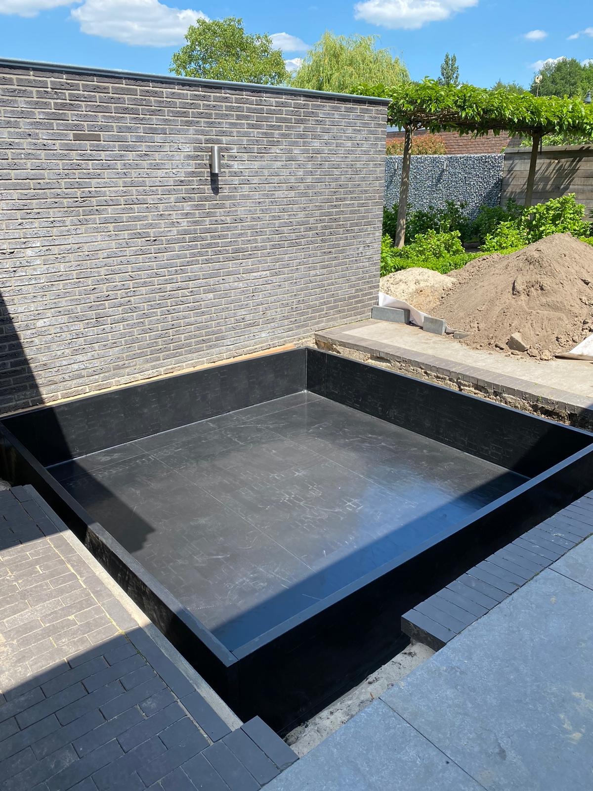 Spa en jacuzzi inbouwbakken