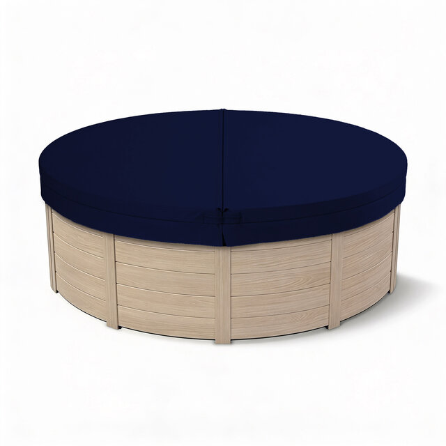 Skoy Spacover rond donker blauw