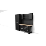 Système d'atelier modulaire premium TM, 6 pièces, noir mat