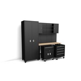 Système d'atelier modulaire premium TM, 6 pièces, noir mat